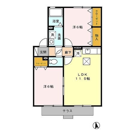 プレジール本郷Ａ棟の物件間取画像